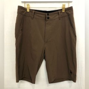 Smart wool shorts, brown, EUC